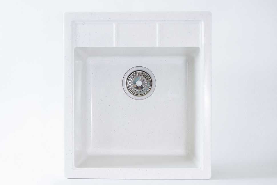 Мойка S-10 (белый крап) матовый 510*450