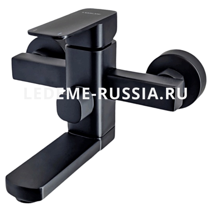 3233ВL Смеситель Ванна LED черный