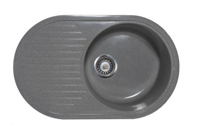 Мойка S-21 (темно-серый) матовый 715*450