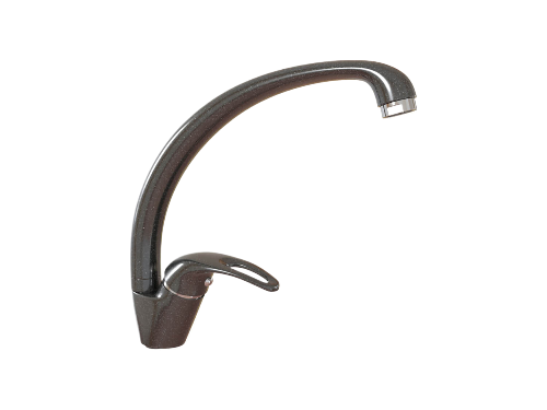 Смеситель Кухня MC- 007 черный металлик глянец