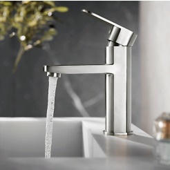 71016L Смеситель Тюльпан LED нерж.