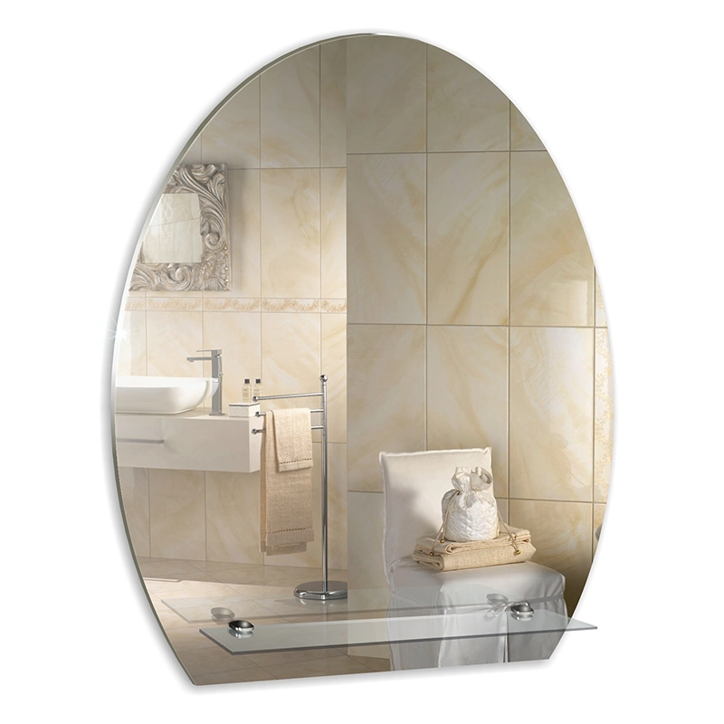 Зеркало MIXLINE "Уют" 500*575 с полкой