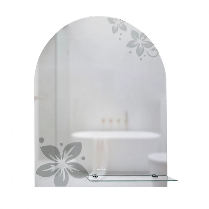 Зеркало MIXLINE "Анис" 535*680 с полкой