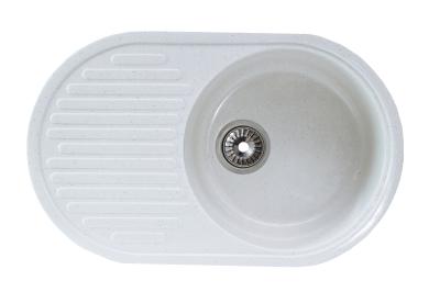 Мойка S-21 (белый крап) матовый 715*450