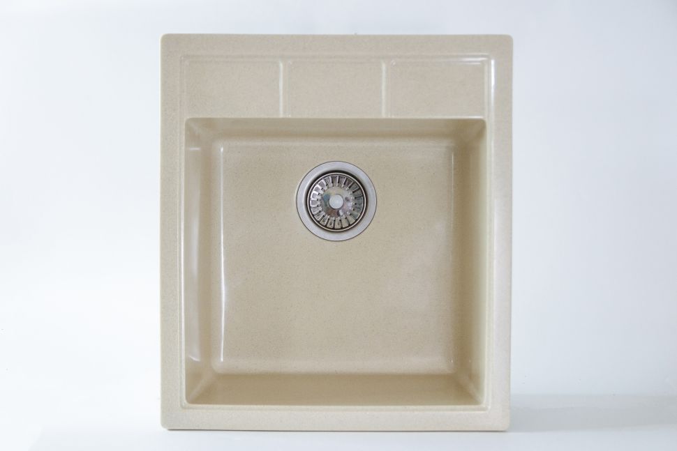 Мойка S-10 (бежевый) матовый 510*450