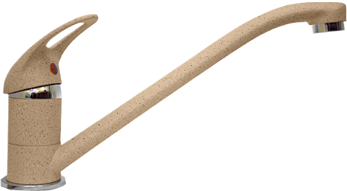 Смеситель Кухня GRANFEST ЭКО-М d=35 (песок) (3321)