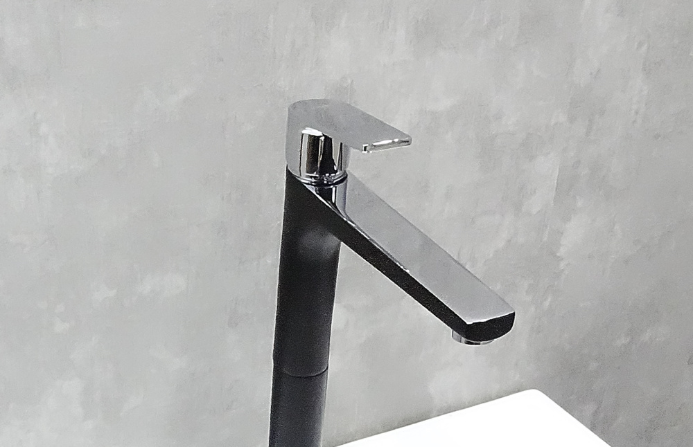 Смеситель Умывальник ADEL AZURE TALL 15684554 черный