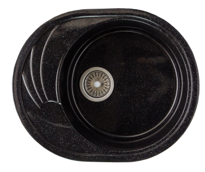 Мойка S-20 (черный) матовый 560*460