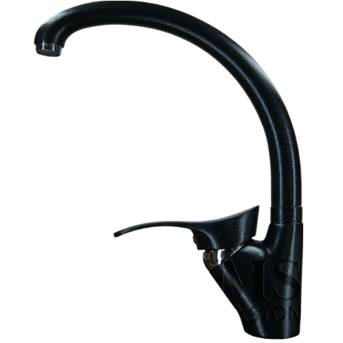 Смеситель Кухня MC- 001 черный металлик глянец