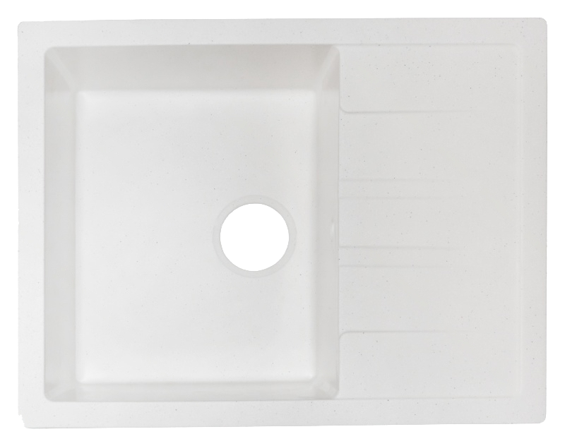 Мойка S-18 (белый крап) матовый 640*505