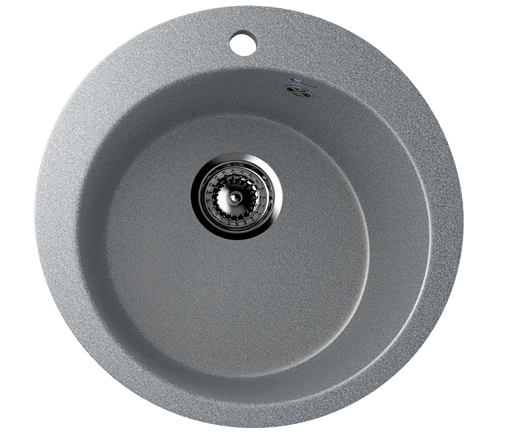 Мойка S- 1 (темно-серый) матовый d-490