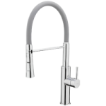 4452-6 Смеситель Кухня Frap гибкий излив, серый