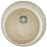 Мойка S- 1 (бежевый) матовый d-490