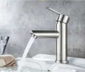 71003L Смеситель Тюльпан LED нерж.