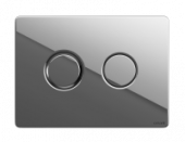 Кнопка ACCENTO CIRCLE для AQUA 50 пневматическая пластик хром глянцевый
