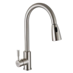 В5265 Смеситель Кухня Dikalan, с 2-х реж. аэратором, нерж