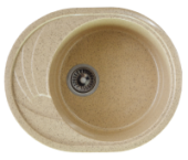 Мойка S-20 (песок) матовый 560*460