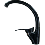 Смеситель Кухня MC- 001 черный металлик глянец