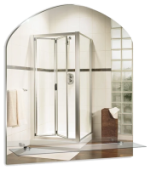 Зеркало MIXLINE "Арка" 500*580 с полкой