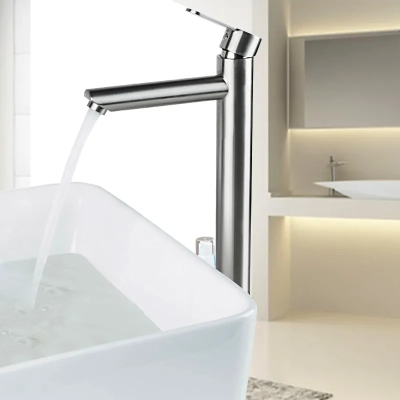 10801-2 Смеситель Тюльпан FRAP высокий, нерж