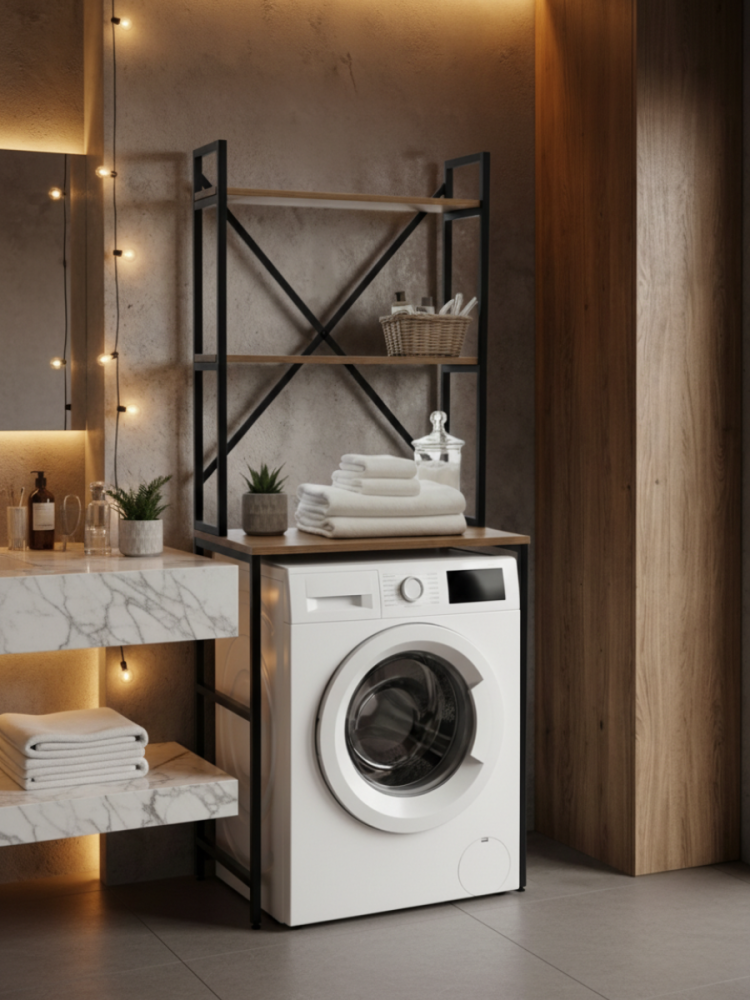 Стеллаж "Лофт" над стиральной машиной