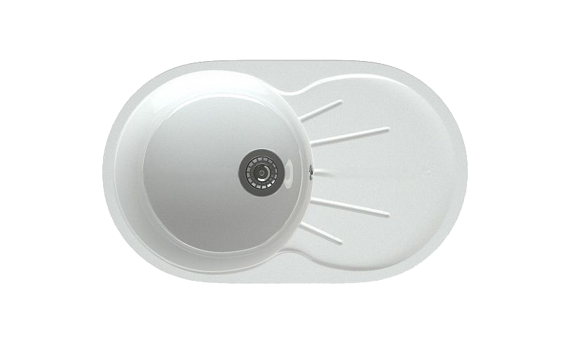 Мойка MC- 5 белый металлик глянец 460*735 мм