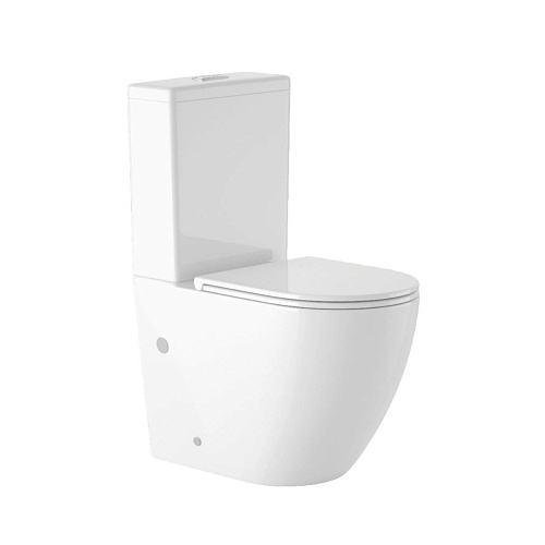 Унитаз-компакт DEEP LAKE DL-T13 белый (сиденье дюропласт)