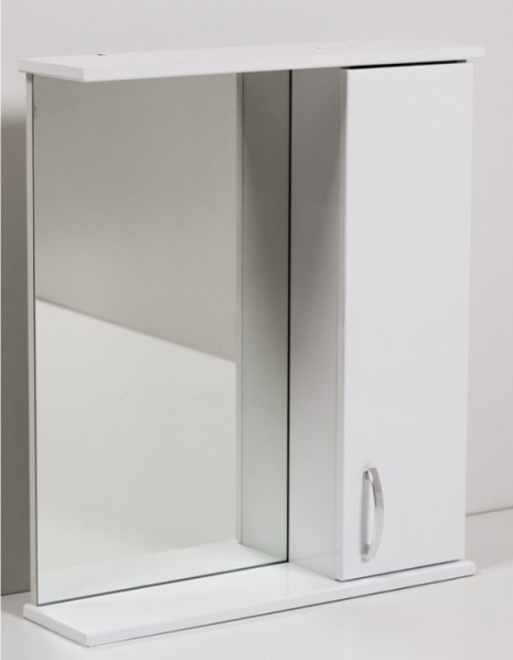 Зеркало-шкаф "Панда 600" белый