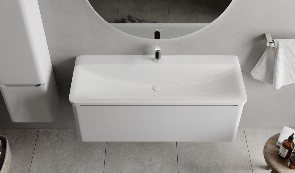 Тумба RAVAL Welto 120 подвесная Белая