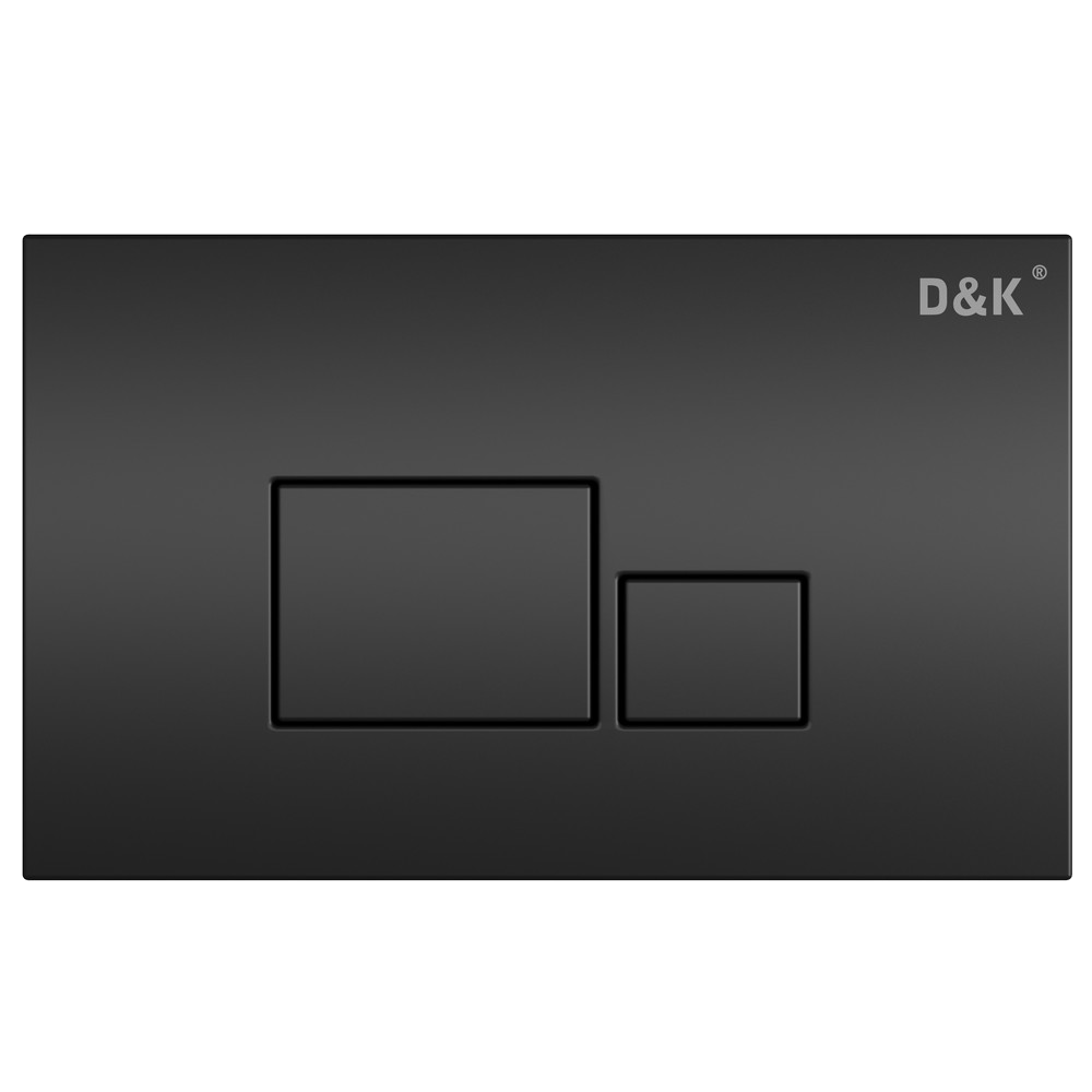 Клавиша смыва D&K Quadro DB1519025, черный