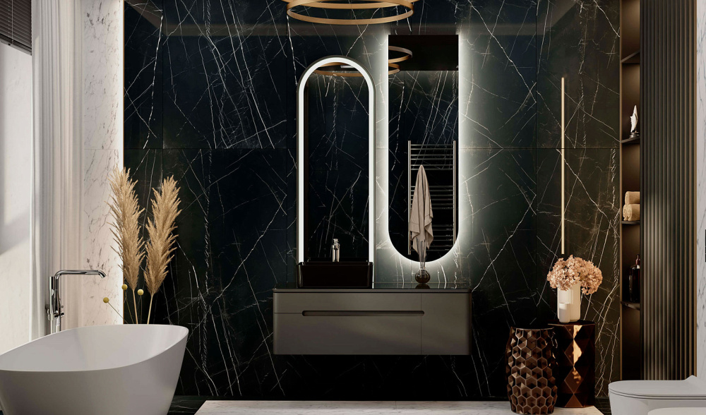 Тумба JORNO "Shine 120" подвесная, Антрацит