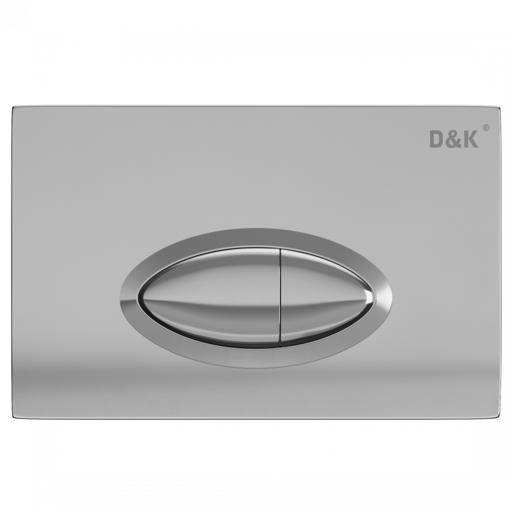 Клавиша смыва D&K Rhein.Marx DB1399002, хром