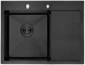 Мойка врез 58*48 Графит GERHANS К35848В-L