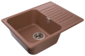 Мойка GRANFEST-ЕСО -13 СТАНДАРТ 1 чаша 620*480 мм терракот