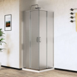 Душевой уголок Vincea 90*90*195 City хром, стекло текстурное VSS-5CT900MT 