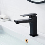 1078ВL Смеситель Тюльпан LED (черный)