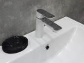 G1048 Смеситель Тюльпан GAPPO шар. d-35 на гайке, хром/белый