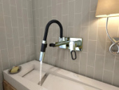 14Q0191-Black Смеситель Elghansa 35 mm SquareLine встраиваемый однорычажный, черный