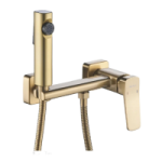 Смеситель Shevanik S9905G-1 с гигиеническим душем, золото