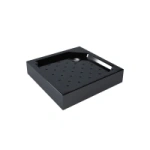 Поддон квадрат 0,9*0,9*0,06 "Universal N" акрил d 90 (каркас+экран) выс. 16 см BLACK
