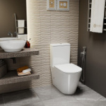 Унитаз-компакт Point Виктория безободковый (сиденье дюропласт м/лифт) PN42061