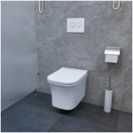 Унитаз подвесной "MARMOLADA ARIA" (безободковый, сиденье м/лифт)