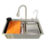 Мойка многофункциональная Dikalan 750*460 матовый, нерж KN754505