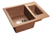 Мойка GRANFEST GF-Q610K 1,5 чаши 610*500 мм (терракот - 307)