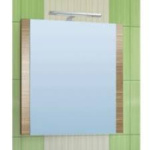 Зеркало "Сафари 70*80" Зебрано светлый арт. 13893