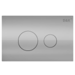 Клавиша смыва D&K Venice DB1029002, матовый хром