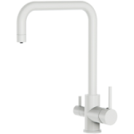 43054-8 Смеситель Кухня FRUD с подключением фильтра пит воды, белый