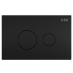 Клавиша смыва D&K Venice DB1029025, черный