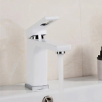 G1017-2 Смеситель Тюльпан GAPPO, белый ВЫСОКИЙ