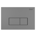 Клавиша смыва D&K Rhein DB1499006 (арт.инсталл DI8050127), графит